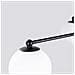 Lampadario Astral 5 Nero Sl. 1663 - Minimalista Lampadario Nero /bianco 29x58x64 Cm - Foto miniatura 5