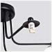 Lampadario Astral 5 Nero Sl. 1663 - Minimalista Lampadario Nero /bianco 29x58x64 Cm - Foto miniatura 7