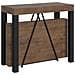 Consolle allungabile 90x40/196 cm Tiris Small noce telaio antracite - Foto miniatura 1