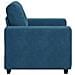 Divano Sedia Blu 60 cm Velluto - Foto miniatura 4