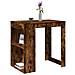 Tavolo Bar Rovere Artigianale 102x70x103,5 Cm In Truciolato - Foto miniatura 1