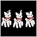 Pack Di 3 Renne Decorative In Schiuma. - Foto miniatura 1