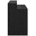 Scrivania Rovere Nero 120x55x91 cm Legno Ingegnerizzato - Foto miniatura 7