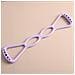 Fascia Elastica Yoga A 8 Per Stretching E Allenamento - Silicone, Portatile Purple - Foto miniatura 2