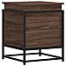 Contenitore con Coperchio Rovere Marrone 40x40x51,5 Truciolato - Foto miniatura 1