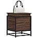 Contenitore con Coperchio Rovere Marrone 40x40x51,5 Truciolato - Foto miniatura 2