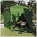 Tenda Aggiuntiva Pop-Up Verde 250 x 250 cm Tessuto - Foto miniatura 3