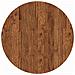 Piano del tavolo Altro Marrone scuro Ø 70 x 4 cm - Foto miniatura 1