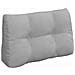 Cuscino per Schiena Grigio Nuvola 80 x 24 x 50 cm Tessuto - Foto miniatura 1