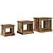 Tavolino da salotto 3 pcs Legno vecchio Legno multistrato - Foto miniatura 7