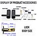 Serratura Smart Tuya Wifi Con Impronta Digitale - Accesso Sicuro E Comodo Black - Foto miniatura 3