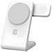Caricatore Wireless 3-in-1 Per Iphone / Apple Watch / Airpods Modello Magspot, Bianco - Foto miniatura 1