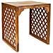 Sgabello In Legno E Metallo 45x45x53h Cm - Foto miniatura 1