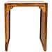 Sgabello In Legno E Metallo 45x45x53h Cm - Foto miniatura 2