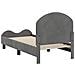 Struttura letto per bambini con testata Grigio scuro Velluto - Foto miniatura 7