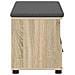 Panca per ingresso con cuscino Rovere Sonoma 80 x 38 x 46 cm - Foto miniatura 7