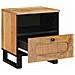 Armadio da Notte con cassetto 2 pcs Naturale 40 x 33 x 46 cm - Foto miniatura 4