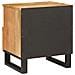 Armadio da Notte con cassetto 2 pcs Naturale 40 x 33 x 46 cm - Foto miniatura 7