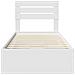 Struttura del letto Bianco 100 x 200 cm Legno Ingegnerizzato - Foto miniatura 8
