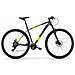 Bici In Alluminio Da Uomo Misura 29 Mountain Bike Kayman Mtb Ltwoo 9v Forcella Ammortizzata Freni A Disco Meccanici - 52 Titanio Giallo Fluo Opaco - Foto miniatura 1