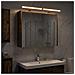 Mobiletto per specchio da bagno Rovere fumé 73,5 x 16 x 62,5 cm - Foto miniatura 2
