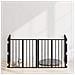 Cancello per cani 4 pcs Nero 60 x 60 cm Acciaio zincato - Foto miniatura 2