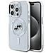 Karl Lagerfeld Iml Metal Karl&choupette Custodia Magsafe Per Iphone 15 Pro - Bianca - Foto miniatura 5