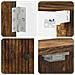 Armadio per Dartboard EDE Rovere Fumo 52,5 x 10,5 x 53,5 cm - Foto miniatura 7