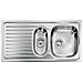2 Vasche, 342 X 380 Mm, 172 X 330 Mm, Inox - 010445dcssp - Foto miniatura 1