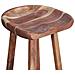 Set 2 Sgabelli Da Bar In Legno Massello Di Acacia 38x37x76 Cm - Foto miniatura 7