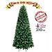 Albero Di Natale SLIM Pino Dei Sogni Altezza 210 cm Base a Croce 850 Rami Eco - Foto miniatura 1