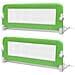 Sponde Letto Per La Sicurezza Dei Bambini 2 Pz Verde 102x42 Cm - Foto miniatura 2