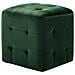 Comodini 2 Pz Verde 30x30x30 Cm In Tessuto Vellutato - Foto miniatura 4