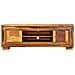 Mobile Porta Tv 118x30x40 Cm In Legno Massello Di Sheesham - Foto miniatura 7
