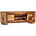 Mobile Porta Tv 118x30x40 Cm In Legno Massello Di Sheesham - Foto miniatura 10