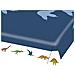 Amscan - Tovaglia Di Carta Blu Grandi Dinosauri - Foto miniatura 1