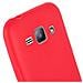 Custodia Compatibile Con Samsung Galaxy J1 2015 In Candy Rosso - Coperchio Protettivo In Silicone Tpu Flessibile - Foto miniatura 8