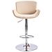 Sedia Da Bar Crema In Similpelle - Foto miniatura 2