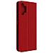 Custodia Samsung Galaxy A32 5g Portacarte Supporto Video Vera Pelle Rossa - Foto miniatura 4