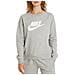 Felpa Donna Essential Crew Fleece Hbr Grigia Taglia Xl Codice Bv4112-063 - Foto miniatura 1