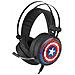 Cuffie Da Gioco Usb 7.1-lj Captain America 001 - Foto miniatura 5