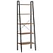 Scaffale Autoportante 5 Ripiani Marrone Scuro Nero 56x35x174 Cm - Foto miniatura 2