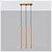Lampada A Sospensione Pastelo 3l Oro Sl. 1171 - Moderno Lampade A Sospensione D'oro 115x30x5 Cm - Foto miniatura 2