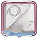 Lunchbox Box Appetit - White /pink - Foto miniatura 1
