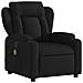 Poltrona Massaggiante Reclinabile Nera In Tessuto - Foto miniatura 3