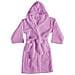 Accappatoio Con Cappuccio In Morbida Spugna Mod. Sophie Tinta Unita Vari Colori Xl Lilla - Foto miniatura 1