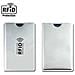 Porta Carte Con Blocco Rfid, Confezione Da 10 Silver - Foto miniatura 1