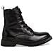 Black Casual Closed Booties Stivaletti Pelle Scarpe Donna Nero Eu 41, 1-25269-41 001 - Foto miniatura 2