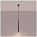 Lampada A Pedale Bliss 1 Nero Sl. 1462 - Moderno Lampada A Sospensione Nero 118x8x8 Cm - Foto miniatura 4