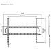 WT120F-293 Supporto TV a parete 3,05 m (120") Nero - Foto miniatura 3